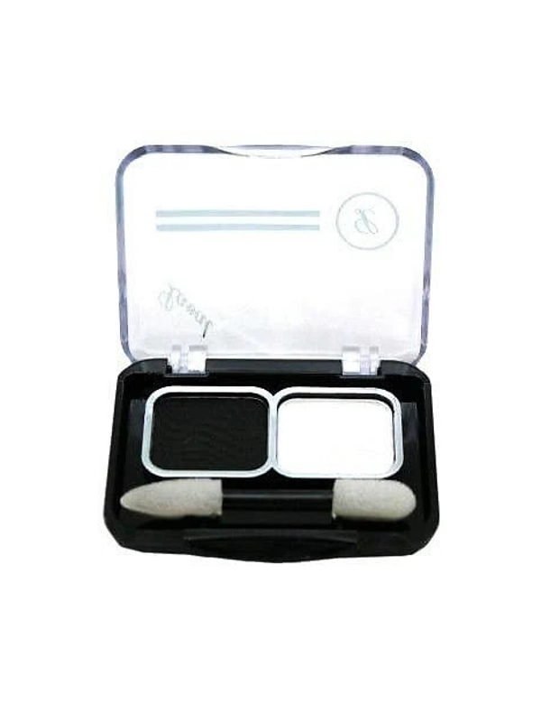 Laval Duo Eyeshadow Palette - Black & White