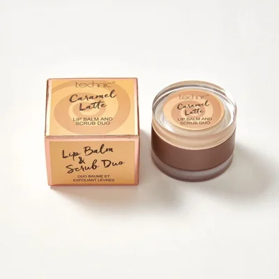 Technic Lip Balm and Scrub Duo - Caramel Latte