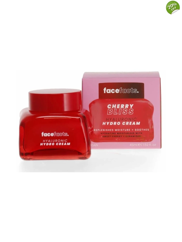 Face Facts Cherry Bliss Hyaluronic Hydro Cream -45ml