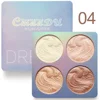 CmaaDu 4 Colours Baked Powder Bronzing & Highlighter Palette