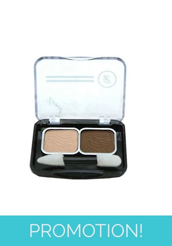 Laval Duo Eyeshadow Palette - Coffee & Cream