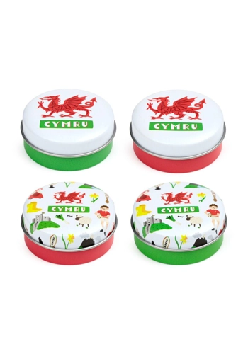 Welsh Dragon Wales (Cymru) Souvenir Lip Balm in a Tin