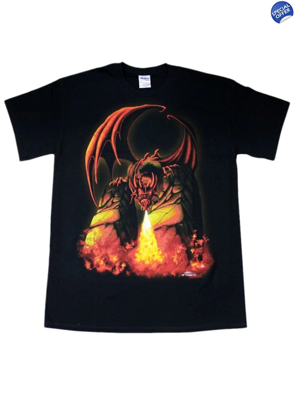 Dragon Fire T Shirt - X Large