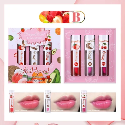 Dragon Ranee 3pc Fruity Lip Oil -Set B