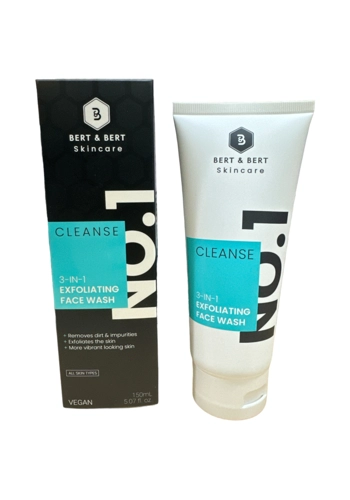 Bert & Bert Skincare 3-in-1 Exfoliating Face Wash