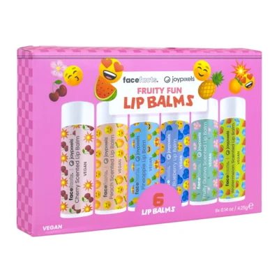 facefacts. x JoyPixels Fruity Fun Lip Balm Set – 6-Pack