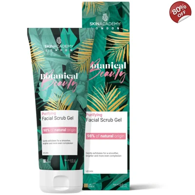 Skin Academy Botanical Beauty Purifying Facial Scrub Gel