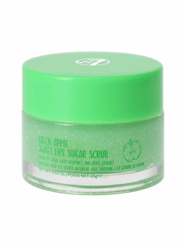 w7 Sweet Lips Sugar Scrub- Green Apple