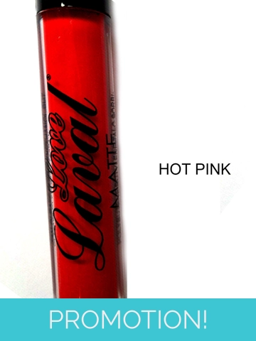 Laval Love Lips Matte Lip Gloss - Hot Pink