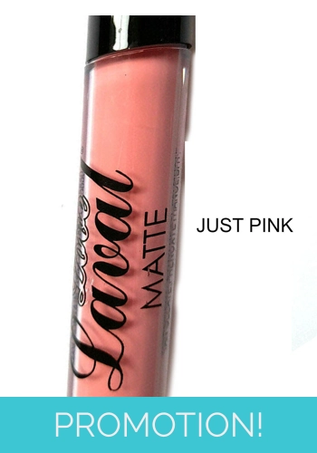 Laval Love Lips Matte Lip Gloss - Just Pink