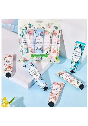 Meidian Flower Fragrance 5pc Hand Cream Set
