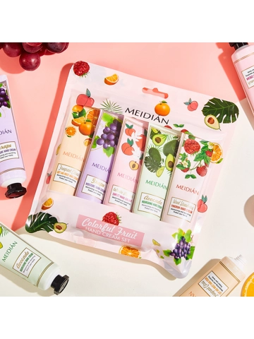 Meidian Colorful Fruit 5pc Hand Cream Set