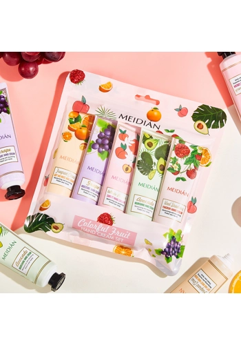 Meidian Colorful Fruit 5pc Hand Cream Set