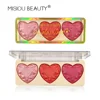 Misiou Beauty 3 Colours Heart and Blusher Palette - B01