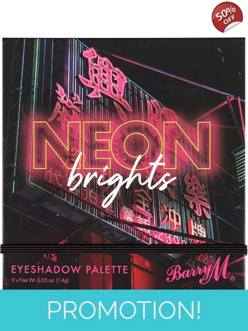Barry M Neon Brights Eyeshadow Palette