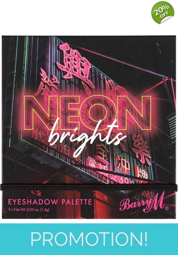 Barry M Neon Brights Eyeshadow Palette