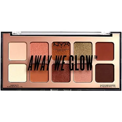 NYX Away We Glow Shadow Palette -Hooked On Glow