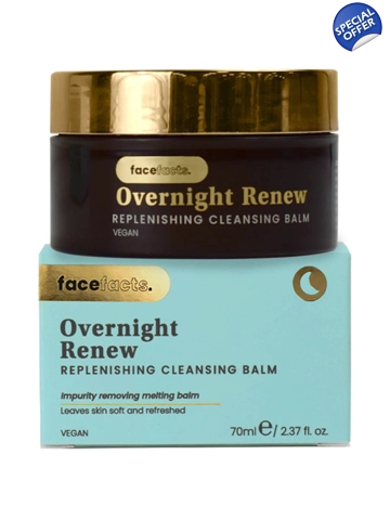 Face Facts Overnight Renew Replenishing Cleansing Balm - 70ml