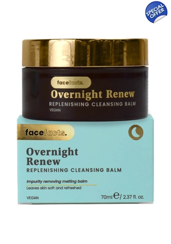 Face Facts Overnight Renew Replenishing Cleansing Balm - 70ml