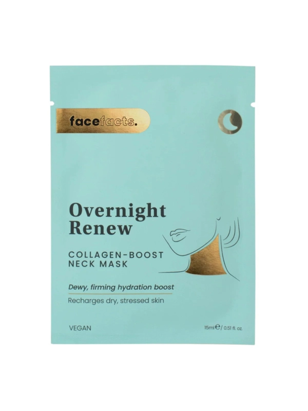 Face Facts Overnight Collagen-Boost Neck Mask pack of 3