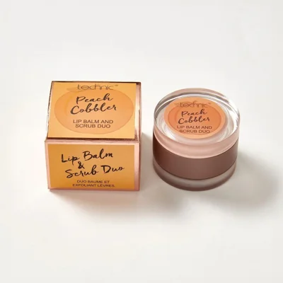 Technic Lip Balm and Scrub Duo - Peach Cobbler
