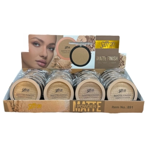 Saffron Matte Finish Compact Powder