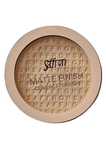 Saffron Matte Finish Compact Powder -Shade 01