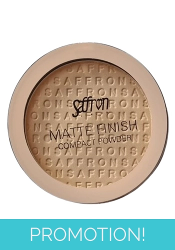 Saffron Matte Finish Compact Powder -Shade 01