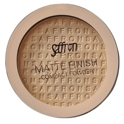 Saffron Matte Finish Compact Powder - Shade 01