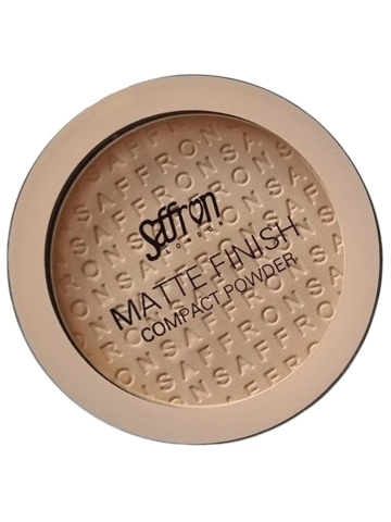Saffron Matte Finish Compact Powder -Shade 02