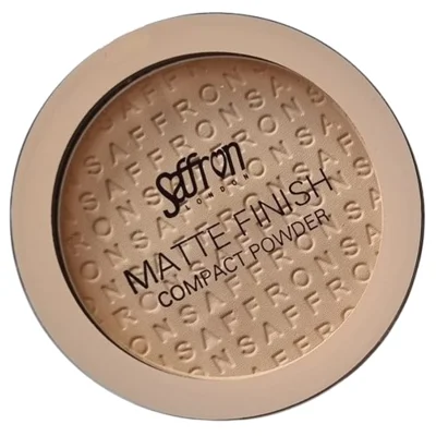 Saffron Matte Finish Compact Powder - Shade 02
