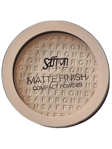Saffron Matte Finish Compact Powder -Shade 04