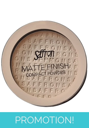 Saffron Matte Finish Compact Powder -Shade 04