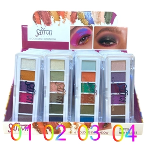 Saffron 6 Colours Eyeshadow Palette