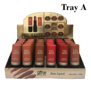 Saffron London Pro Matte Lipstick - Tray A Shades