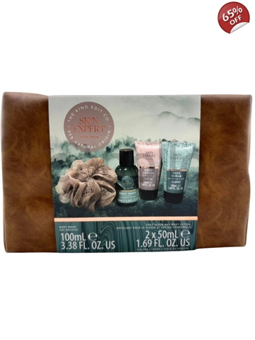 The Kind Edit Co Skin Expert For Men Travellers Bag Gift Set