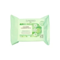 Sunkissed Skin Cucumber Cleansing Wipes 25 pack