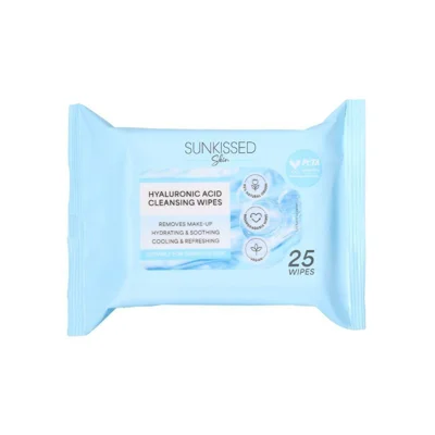 Sunkissed Skin Hyaluronic Acid Cleansing Wipes 25 pack