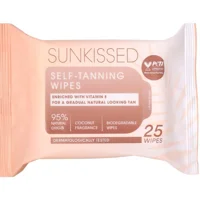 Sunkissed Self-Tanning Wipes 25 Pack