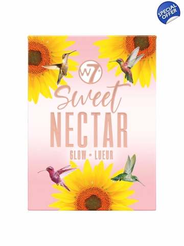 W7 Sweet Nectar Glow Face Palette