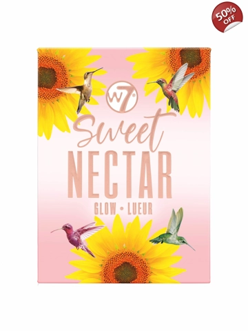 W7 Sweet Nectar Glow Face Palette