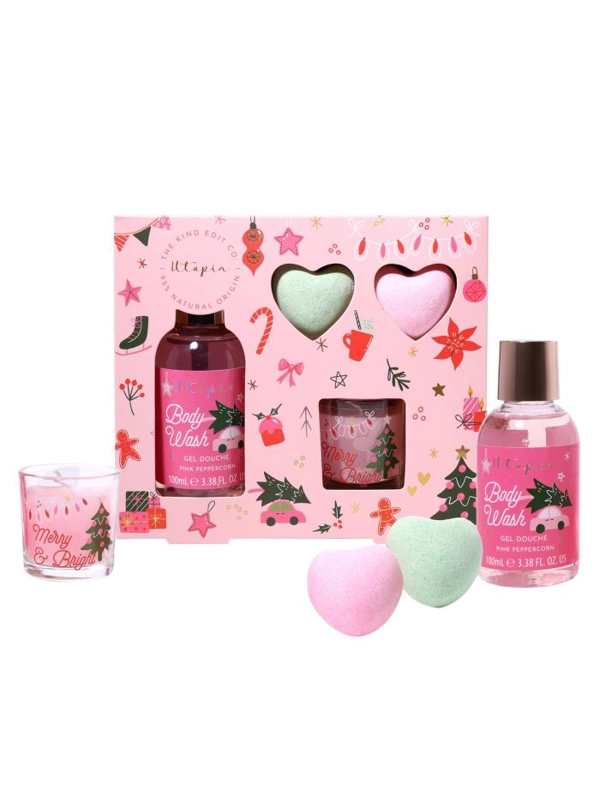 The Kind Edit Co Utopia Relax & Bath Christmas Gift Set