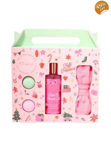 The Kind Edit Co Utopia Headband & Body Care Gift Set