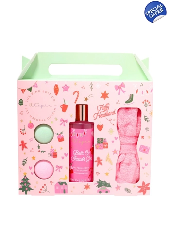The Kind Edit Co Utopia Headband & Body Care Gift Set
