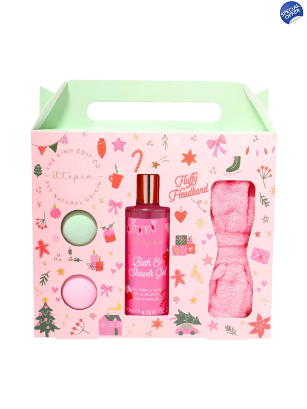 The Kind Edit Co Utopia Headband & Body Care Gift Set