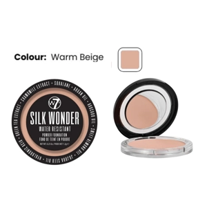 w7 Silk Wonder Water Resistant Foundation Powder - Warm Beige