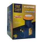 LNB ONE SHOT 2PORTعدسة وأن شوت