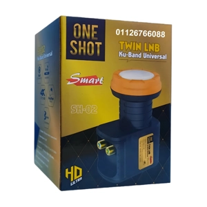 LNB ONE SHOT 2PORTعدسة وأن شوت