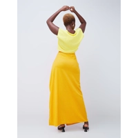 Adonis Maxi Skirt - Mustard