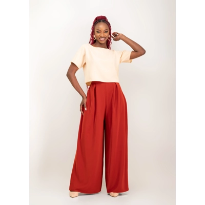 Elara Pantset - Beige/B..